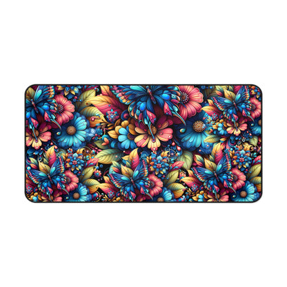Butterfly Floral - Metamorphosis Design, Desk Pad