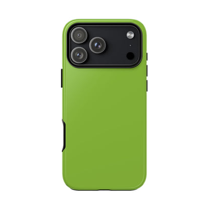 Muted Lime Tough Cell Phone Case Matte or Glossy Protective Case iPhone Samsung