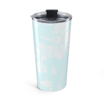 Ocean Blue Floral 20oz Stainless Steel Tumbler | Coordinated Collection