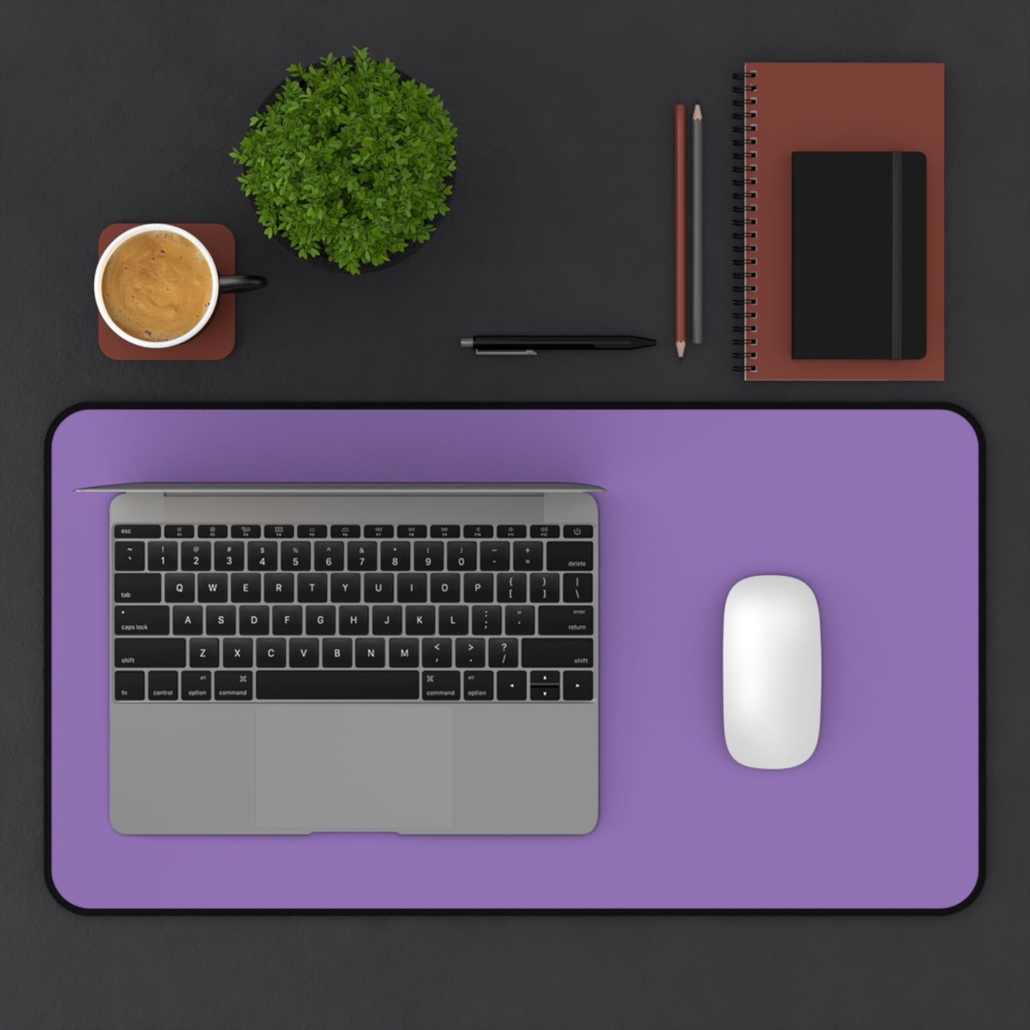 Purple Desk Mat Color Coordinated Collection (12x18, 12x22, 16x32)