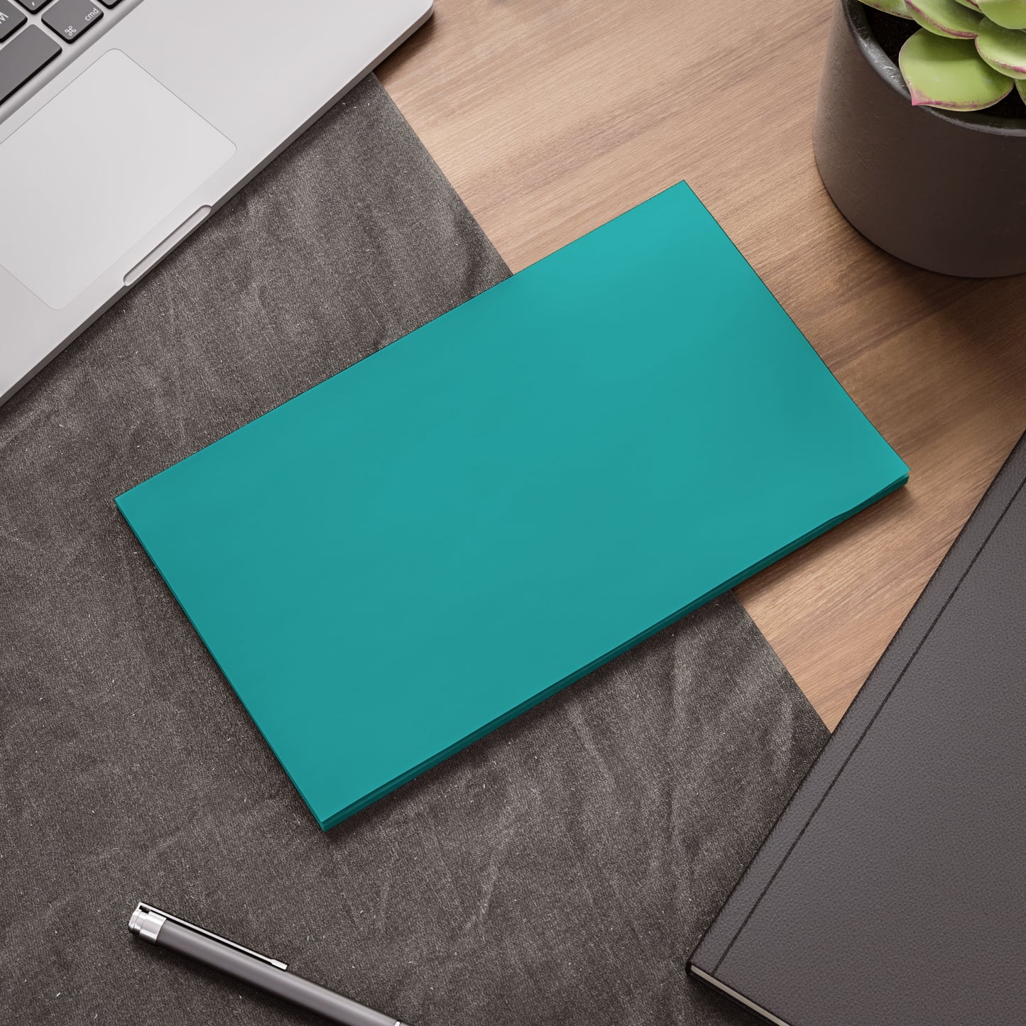 Deep Aqua Post It Notes Coordinated Color Collection