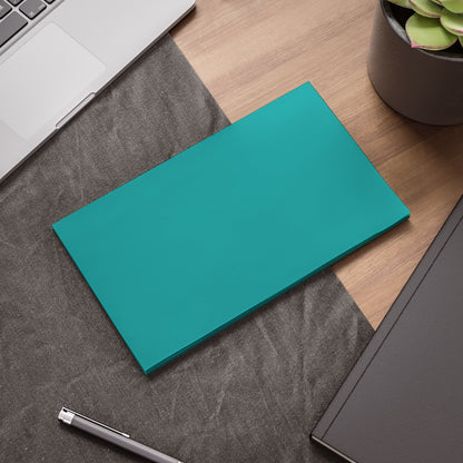Deep Aqua Post It Notes Coordinated Color Collection