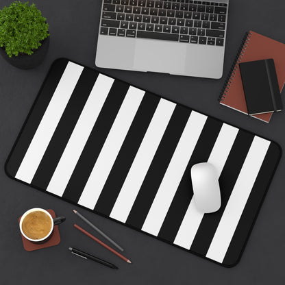 Black Stripe Desk Mat Office Desk Decor (12/18, 12/22, 16/32)