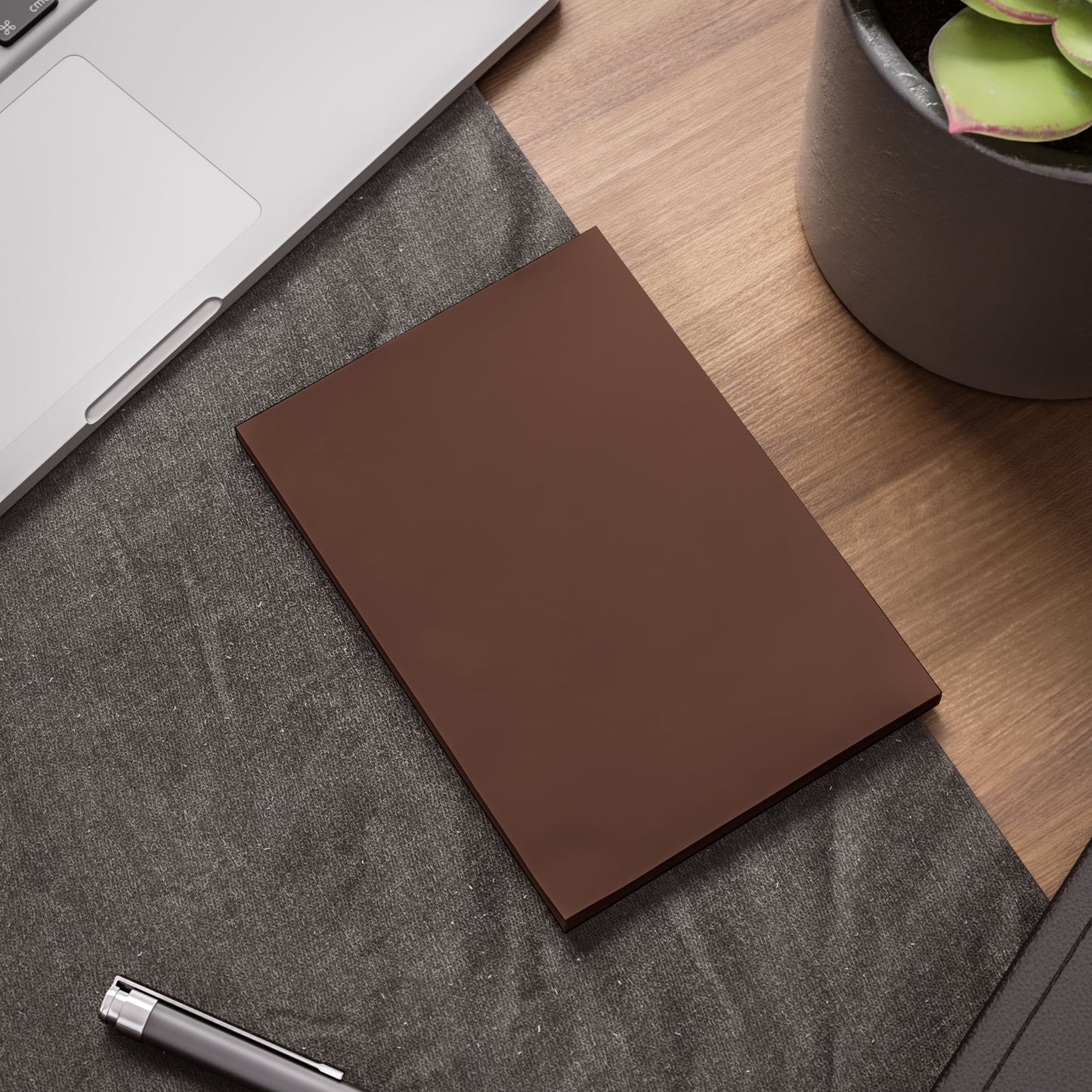 Chocolate Brown Post It Notes Coordinated Color Collection