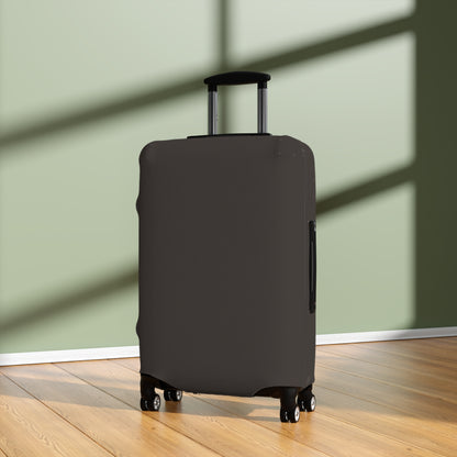 Muted Charcoal Luggage Cover Travel Suitcase Cover Protective Stretch Cover