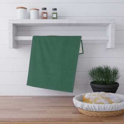 Leaf Green Cotton Twill Tea Towel 18 x 30