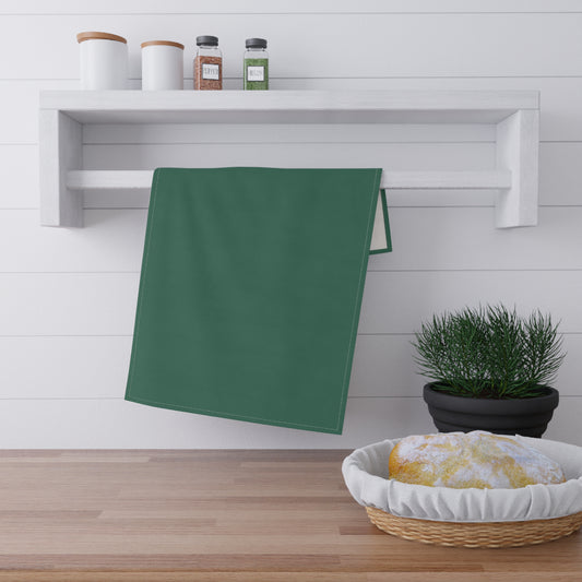 Leaf Green Cotton Twill Tea Towel 18 x 30