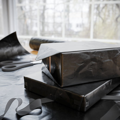 Black Wrapping Paper Matte or Glossy Gift Wrap 3 Sizes Fine Art Paper