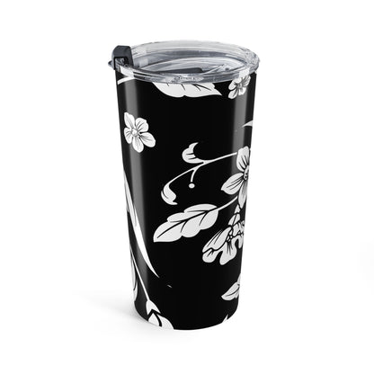 Black Floral 20oz Stainless Steel Tumbler | Coordinated Collection
