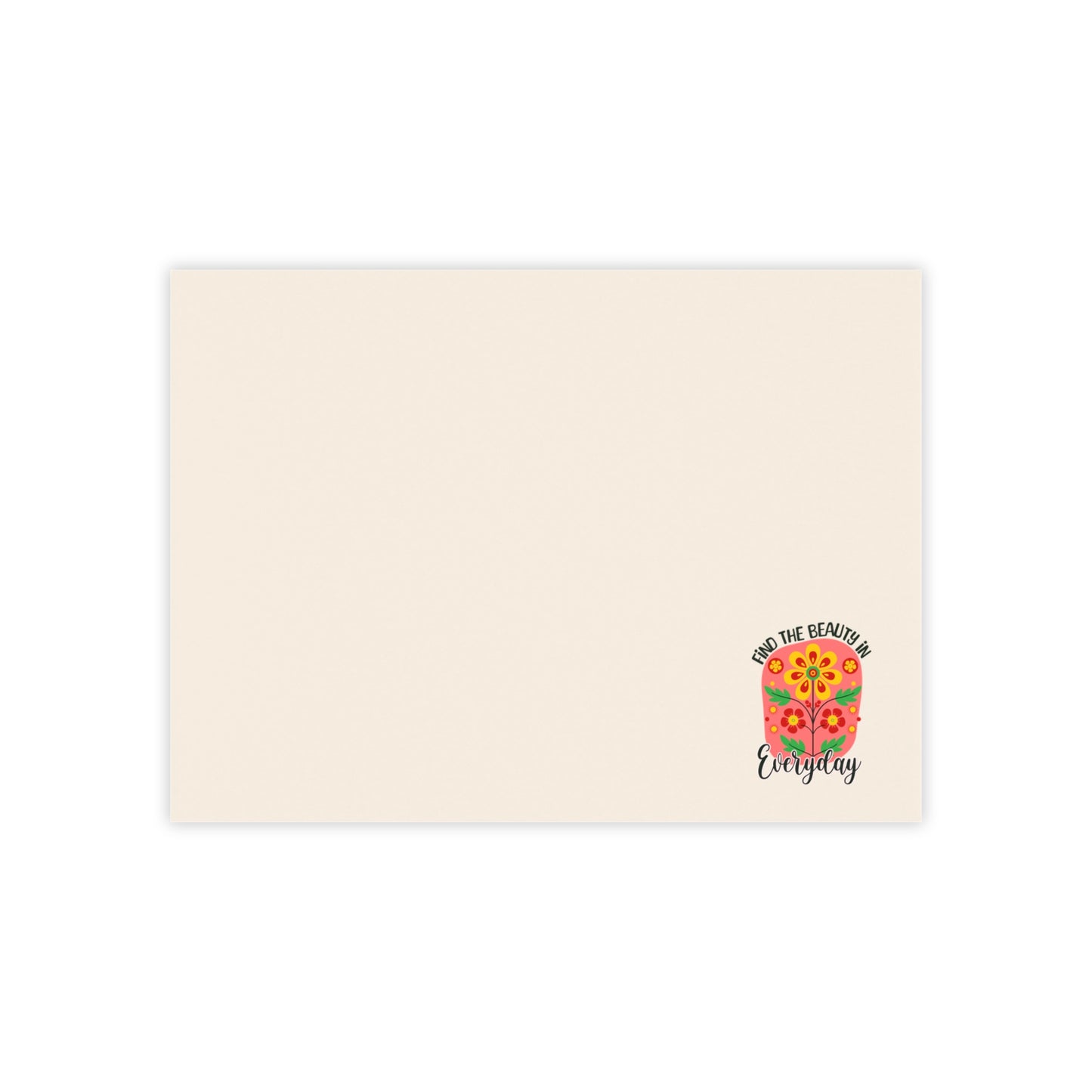 Latte Cream Find The Beauty Sticky Notes (7 Sizes Post It Notes)