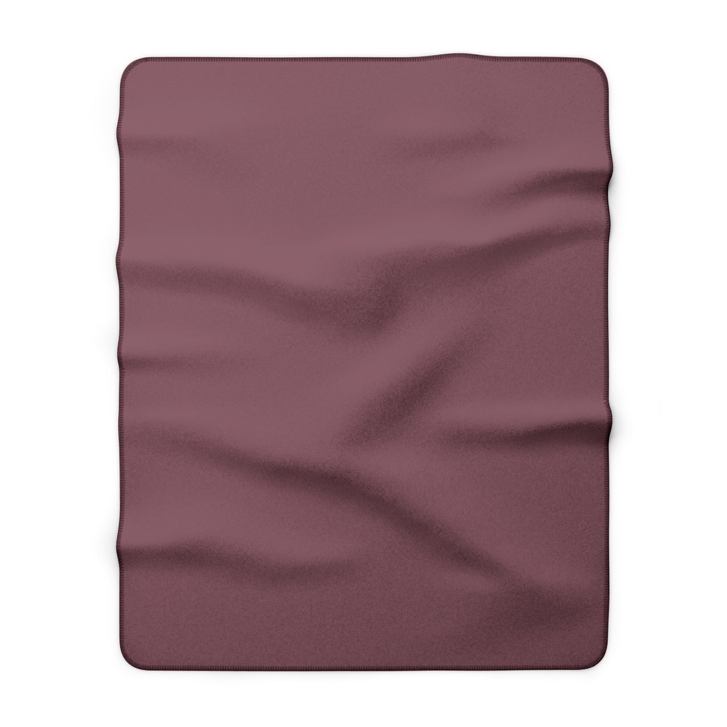 Mauve Sherpa Fleece Blanket Cozy Plush Throw 3 Sizes Soft Warm Blanket