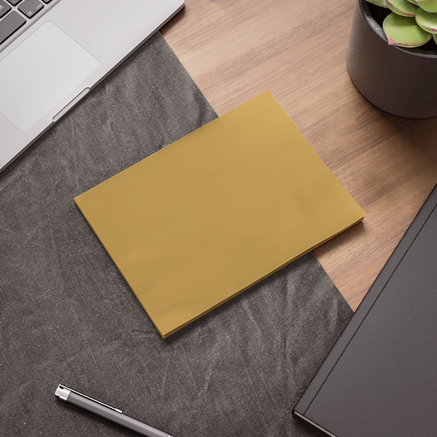 Muted Gold Post It Notes Coordinated Color Collection
