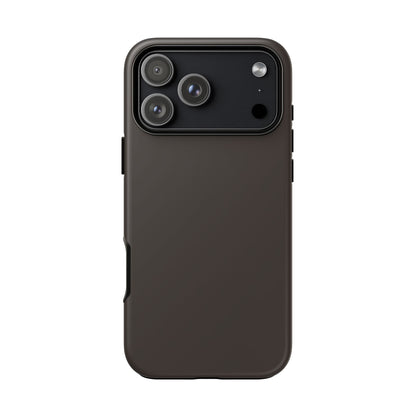 Muted Charcoal Tough Cell Phone Case Matte or Glossy Protective Case iPhone Samsung