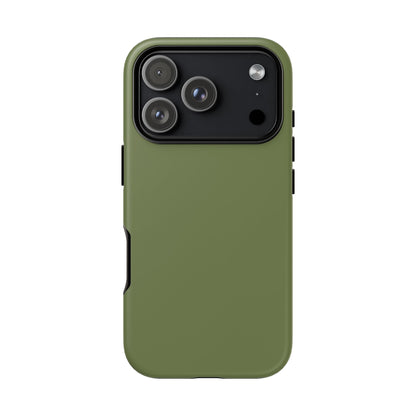 Olive Tough Cell Phone Case Matte or Glossy Protective Case iPhone Samsung