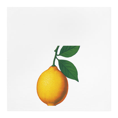 Lemon Kitchen Tea Towel Cotton Dish Towel Fruit Design Decorative Towel