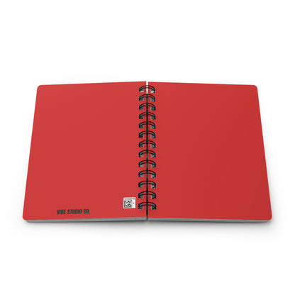 True Red Spiral Lined Notebook 150 Page Journal | Coordinated Collection