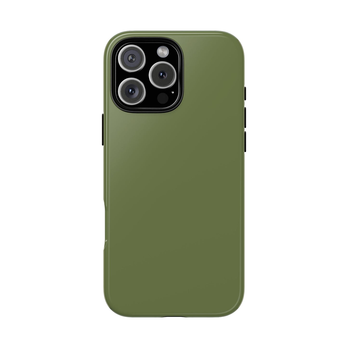 Olive Tough Cell Phone Case Matte or Glossy Protective Case iPhone Samsung