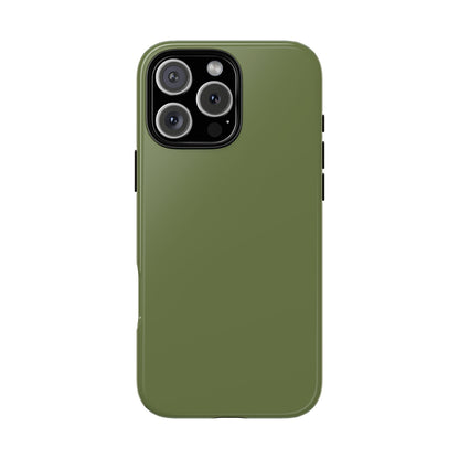Olive Tough Cell Phone Case Matte or Glossy Protective Case iPhone Samsung