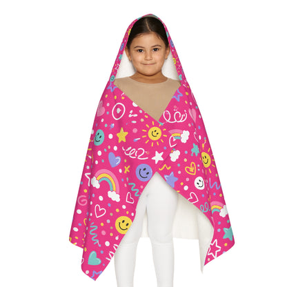 Pink Pop Baby/Kid Hooded Towel Pink Bath Towel