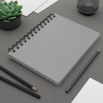 Grayscale Spiral Lined Notebook 150 Page Journal | Coordinated Collection