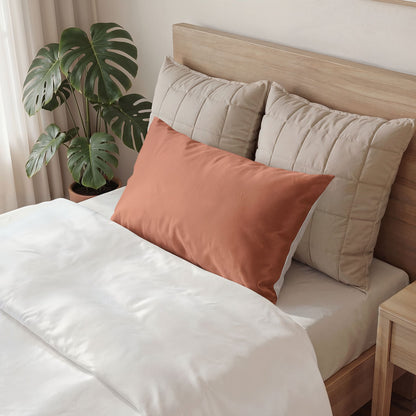 Terracotta Pillow Solid Cotton Sham
