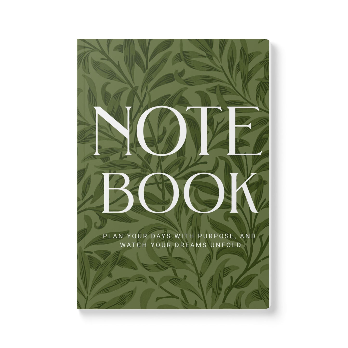 Olive Leaves A5 Lined Journal Minimal Botanical Notebook | Coordinated Collection