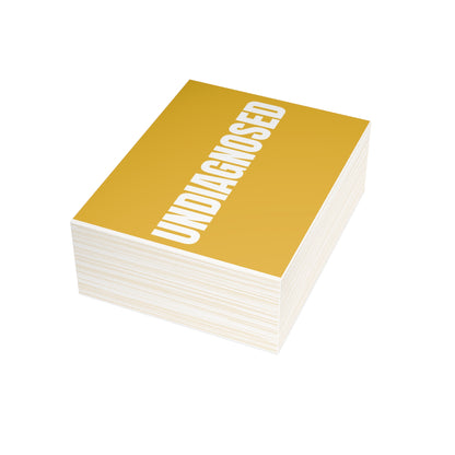Honey Yellow Postcard Set Pack of 10, 30 or 50 w/ Envelopes | Coordinated Collection