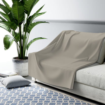 Warm Stone Sherpa Fleece Blanket Cozy Plush Throw 3 Sizes Soft Warm Blanket