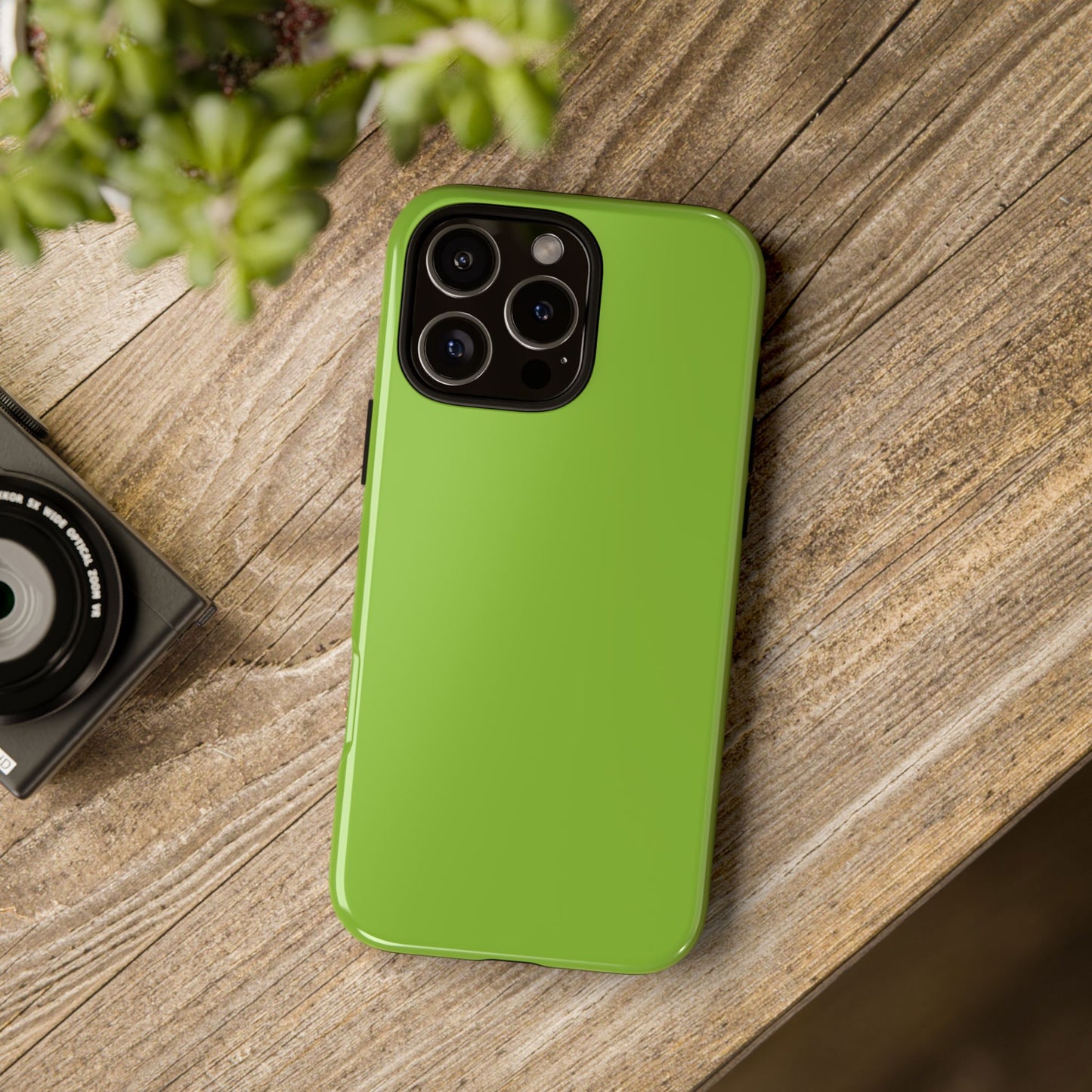 Muted Lime Tough Cell Phone Case Matte or Glossy Protective Case iPhone Samsung