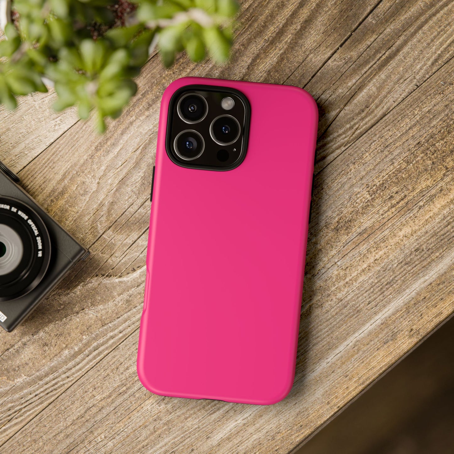 Pink Tough Cell Phone Case Matte or Glossy Protective Case iPhone Samsung