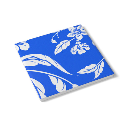Periwinkle Floral Ceramic Coaster Coordinated Collection