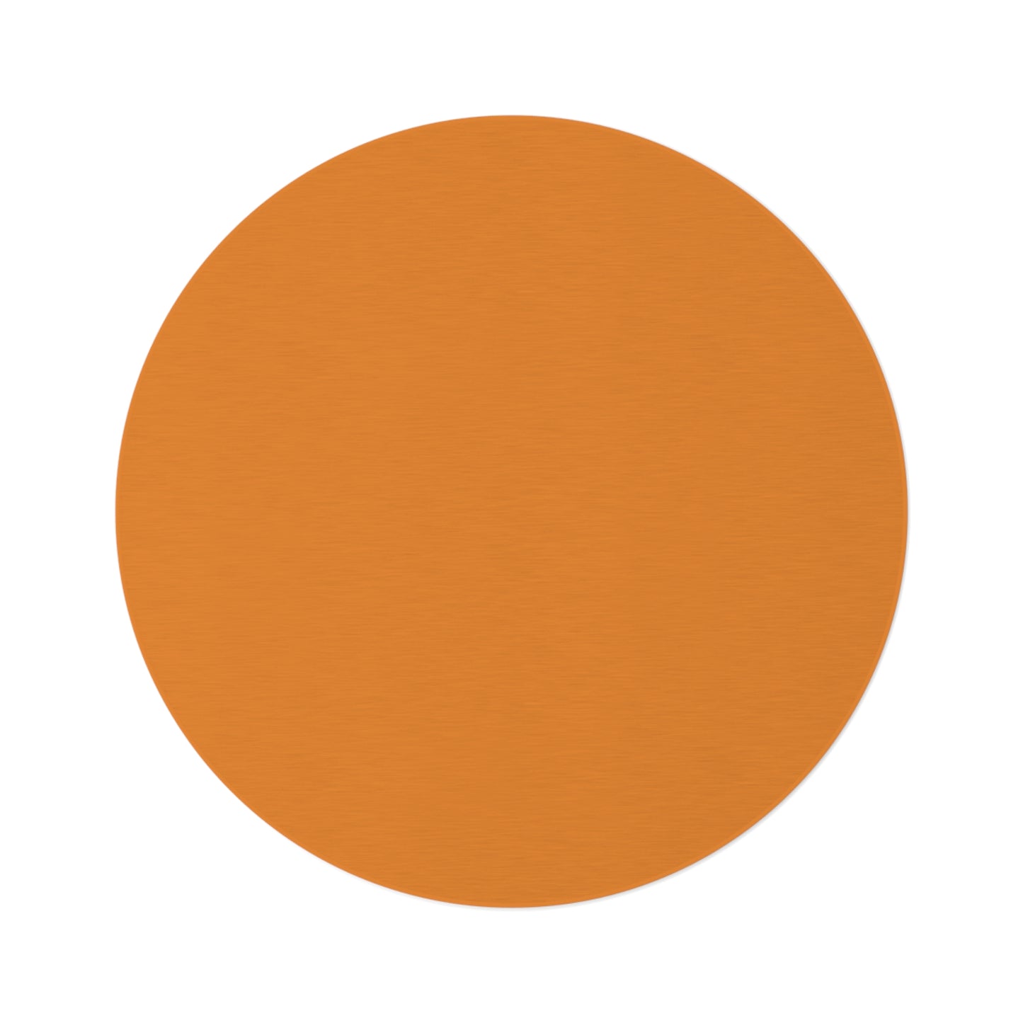 Tangerine Round Rug 60 Inch Floor Rug Minimal Home Decor Living Room Rug