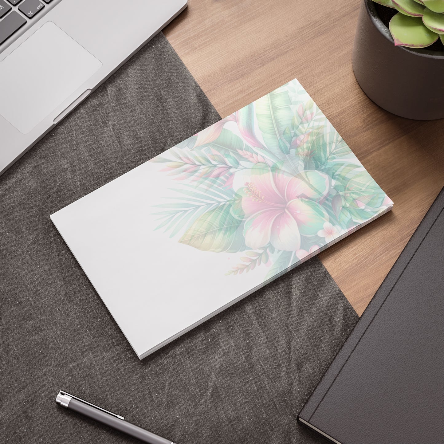Paradise in Full Bloom Sticky Notes Tropical Floral Post It Notes (7 Sizes)