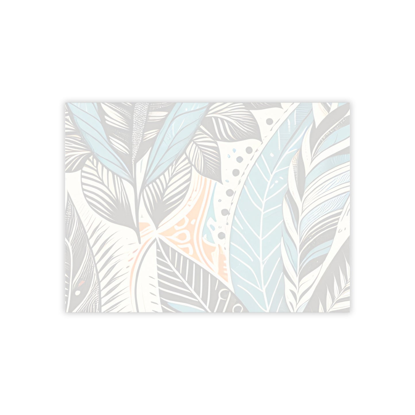 Botanical Leaves Sticky Notes Botanical Leaf Post It Notes (7 Sizes)