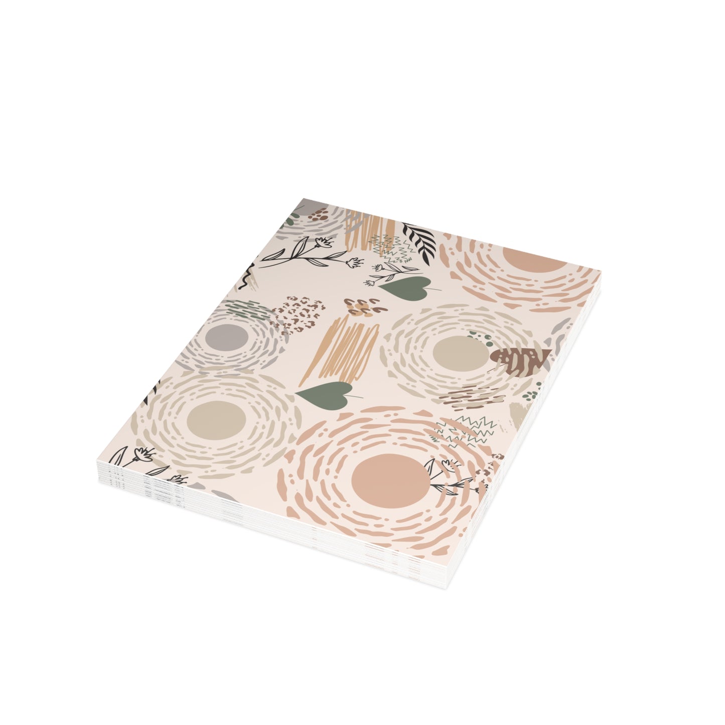 Neutral Flow Postcards Minimal Botanical Postcard Sets (10, 30 or 50)