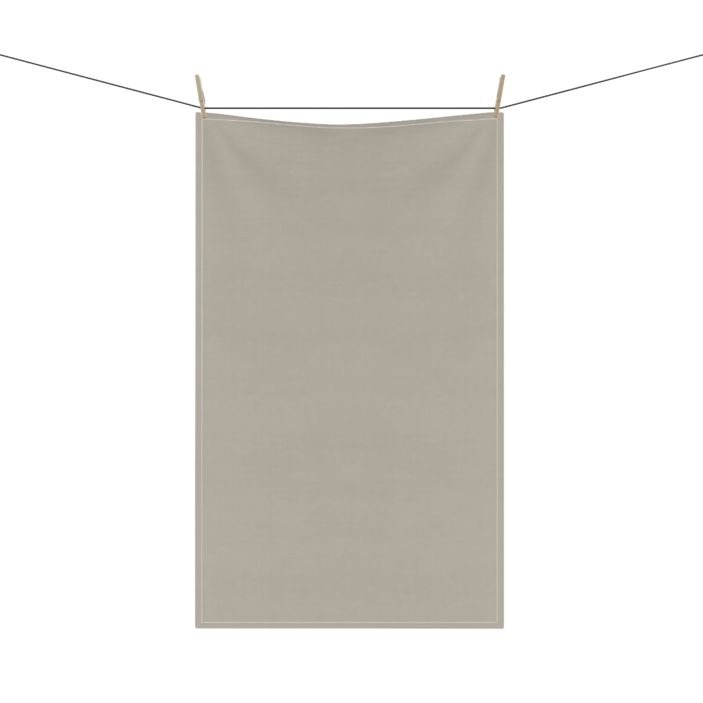 Warm Stone Cotton Twill Tea Towel 18 x 30