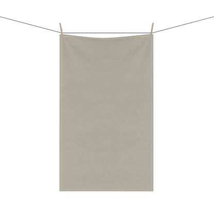 Warm Stone Cotton Twill Tea Towel 18 x 30