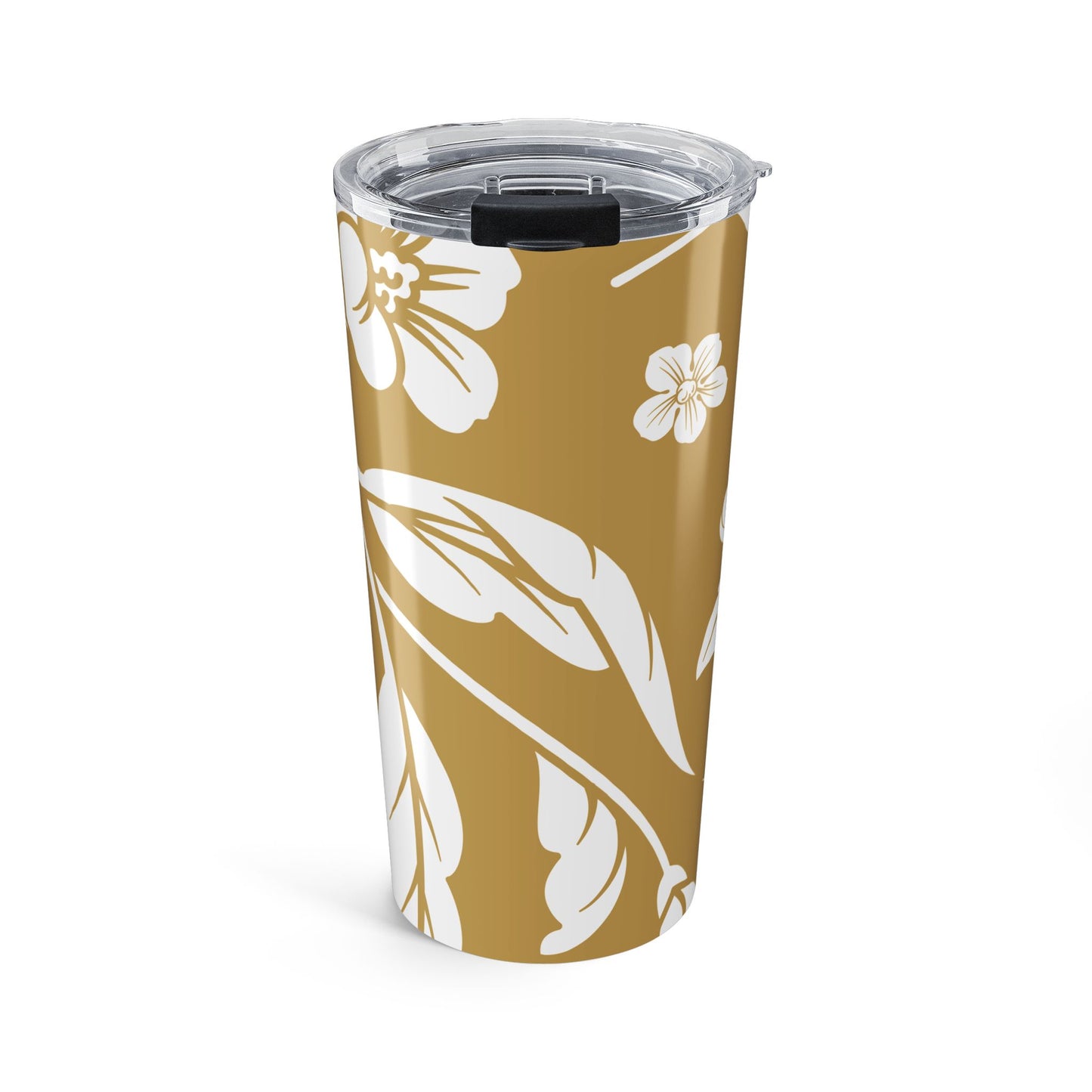 Muted Gold Floral 20oz Stainless Steel Tumbler | Coordinated Collection