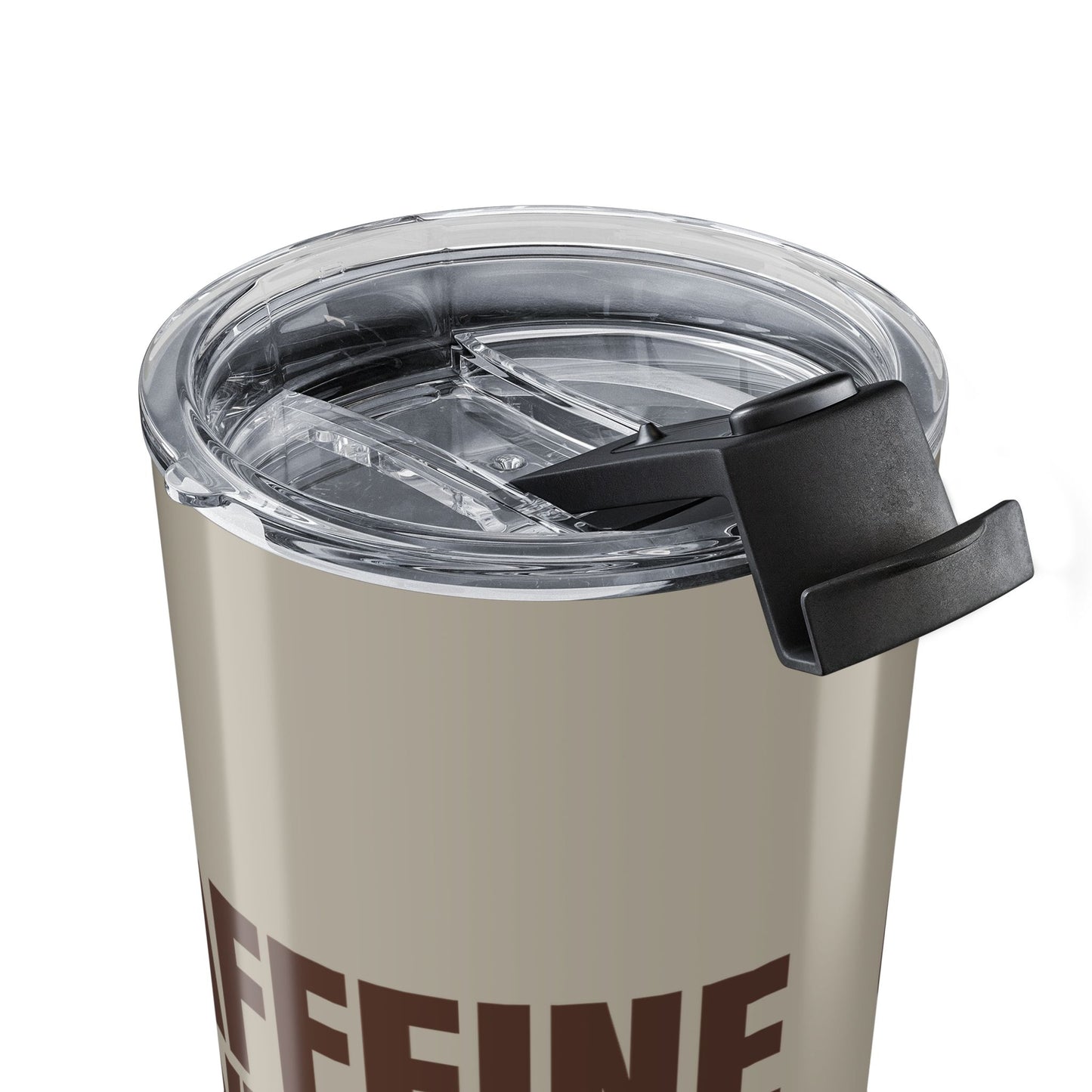 Warm Stone Caffeine Vibes 20oz Stainless Steel Tumbler | Color Coordinated Collection