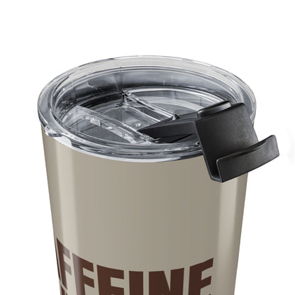 Warm Stone Caffeine Vibes 20oz Stainless Steel Tumbler | Color Coordinated Collection