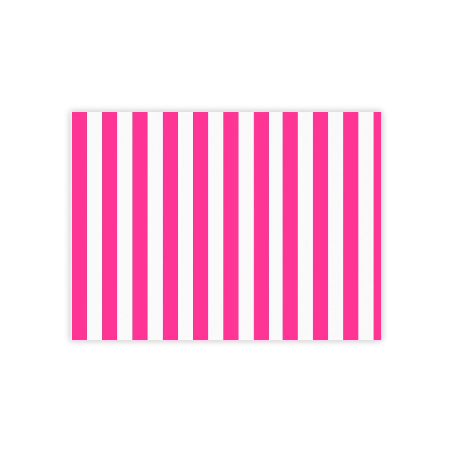 Pink Stripe Sticky Notes (7 Sizes)