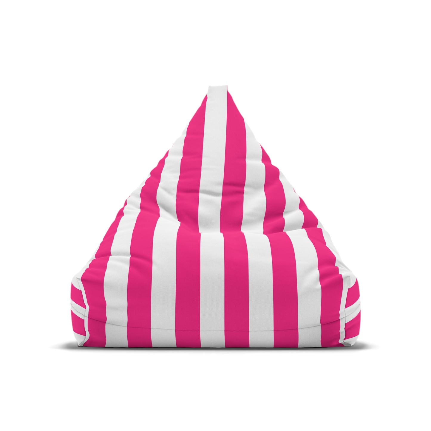 Pink Stripe Bean Bag Chair Cover Pink and White Striped Lounge Chair Cover