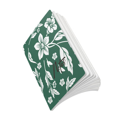 Leaf Green Floral A5 Lined Journal Coordinated Collection
