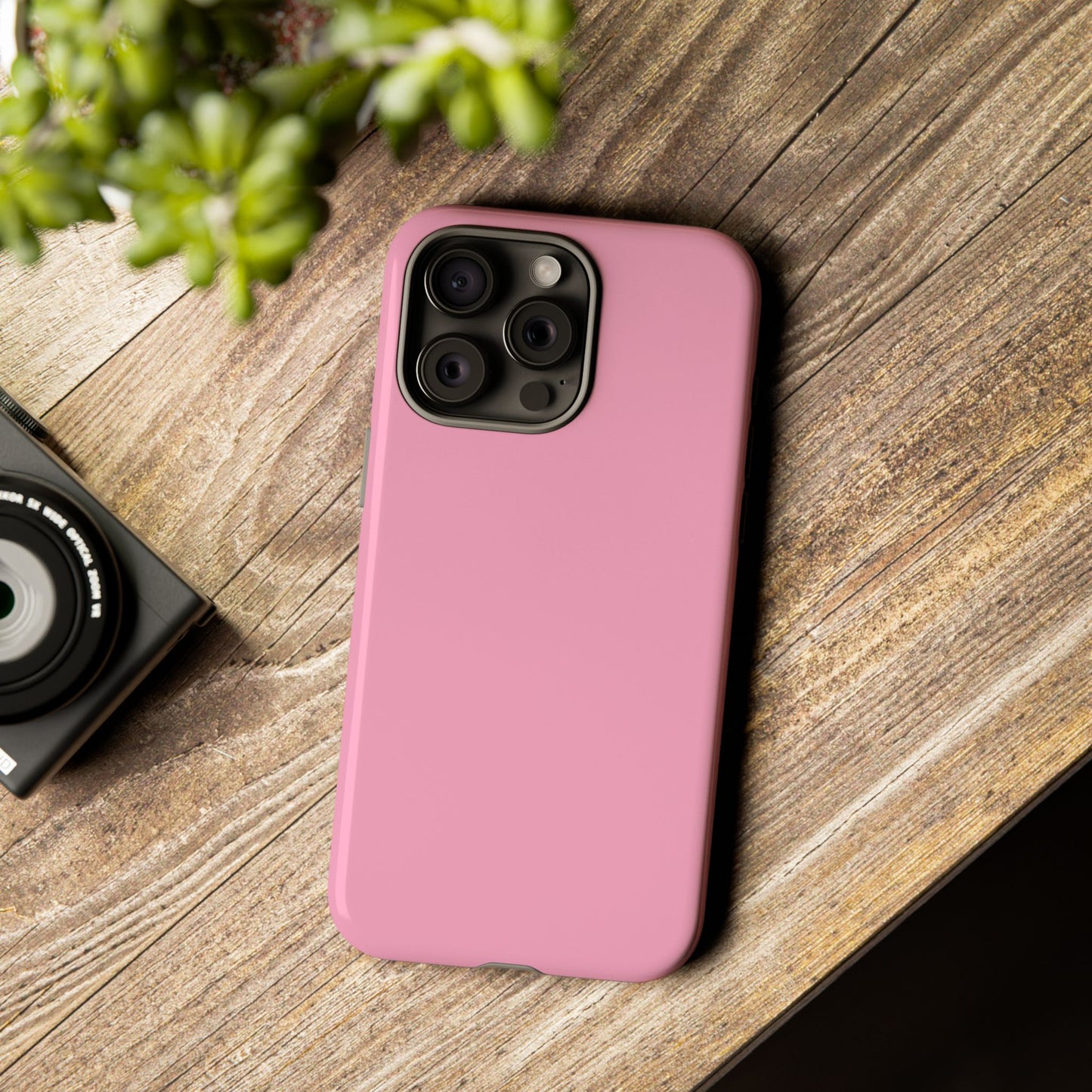 Light Pink Tough Cell Phone Case Matte or Glossy Protective Case iPhone Samsung