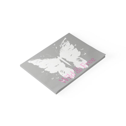Wild and Free Sticky Notes Butterfly Post It Notes (7 Sizes)