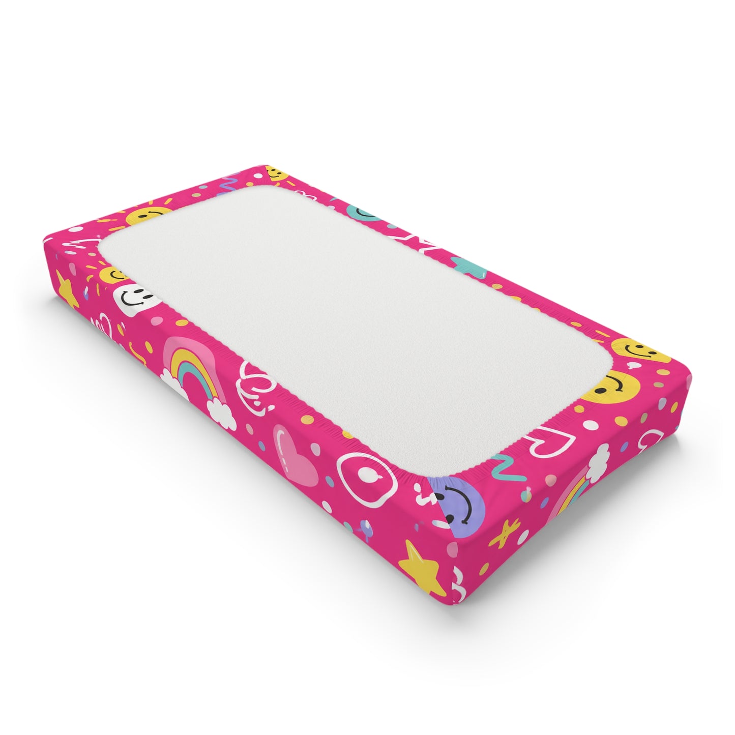 Pink Pop Baby Changing Pad Cover Pink Nursery Changing Pad Cover