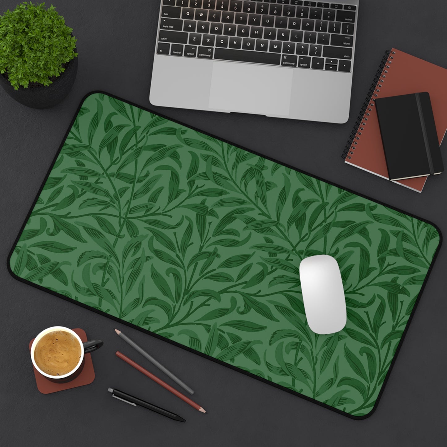 Green Leaf "Leaves" Desk Pad
