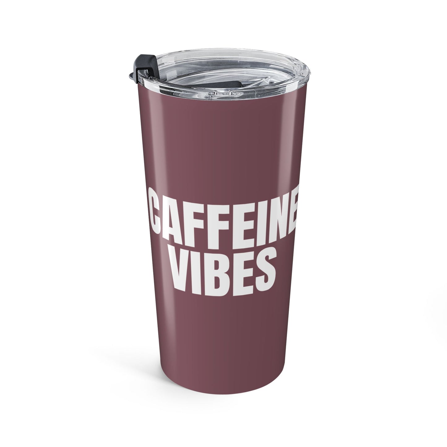 Mauve Caffeine Vibes 20oz Stainless Steel Tumbler | Color Coordinated Collection