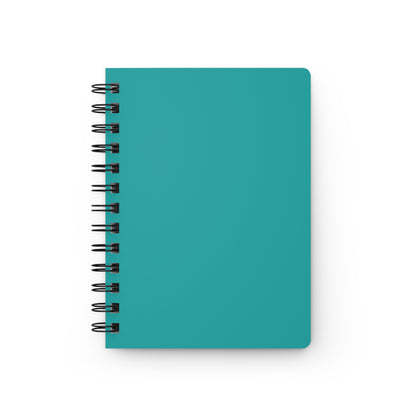 Deep Aqua Spiral Lined Notebook 150 Page Journal | Coordinated Collection
