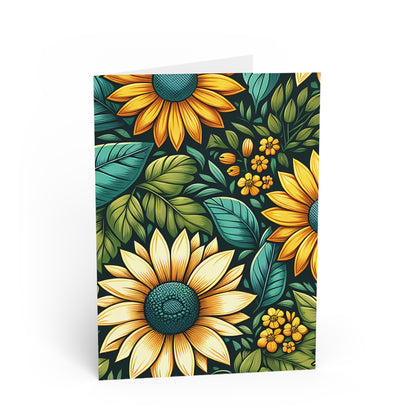 Sunflower Grove Note Card